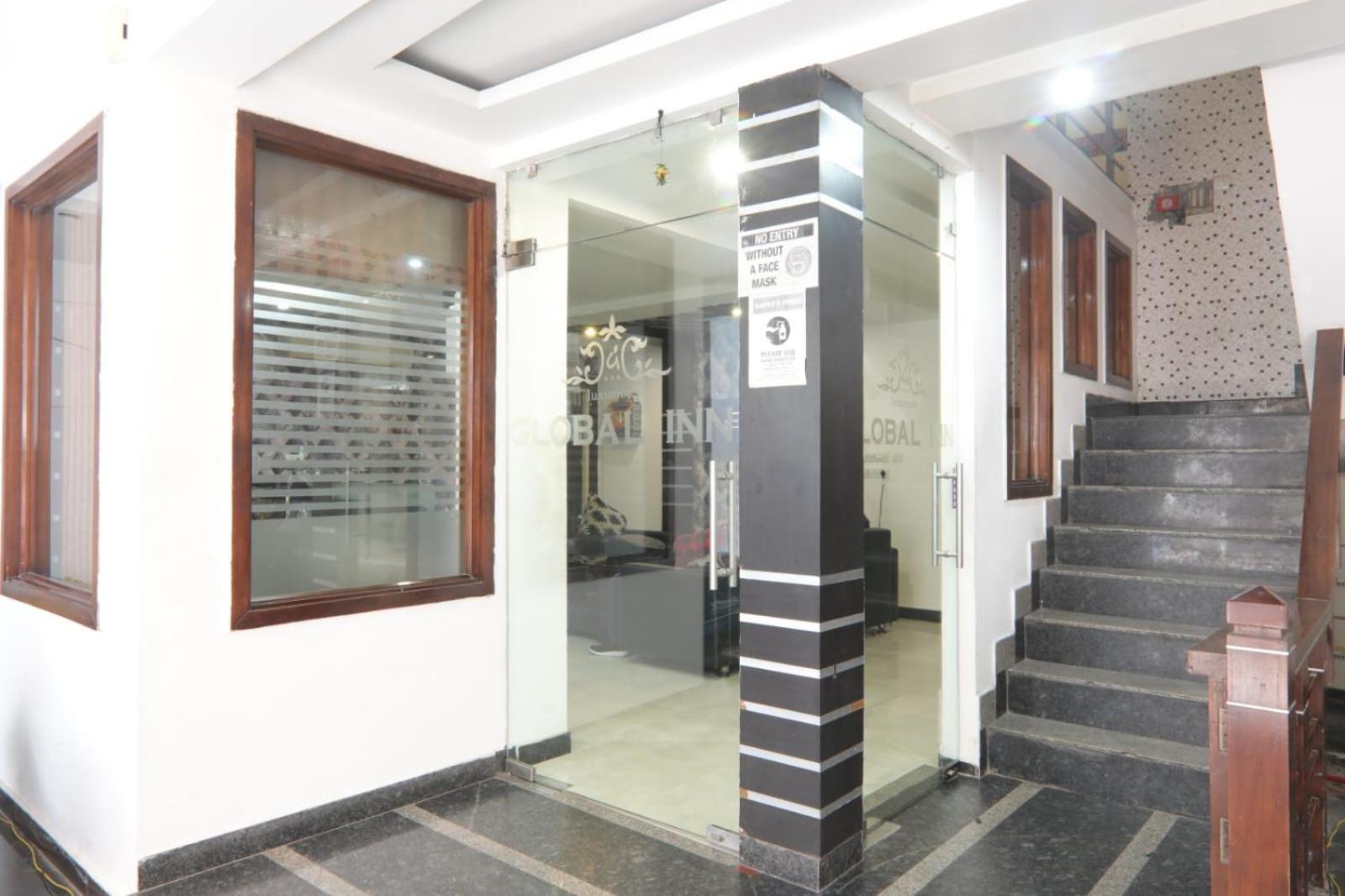 Hotel Global Inn -1 Km From Railway Station - Lift Food And Free Parking Lucknow Zewnętrze zdjęcie